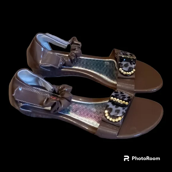 Clark's Brown Thailand Sandals with Ankle Strap - Picture 2 of 7